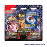 Blister Triplo - Escarlate e Violeta - Destinos de Paldea Maschiff Brilhante - Pokémon TCG - MoxLand